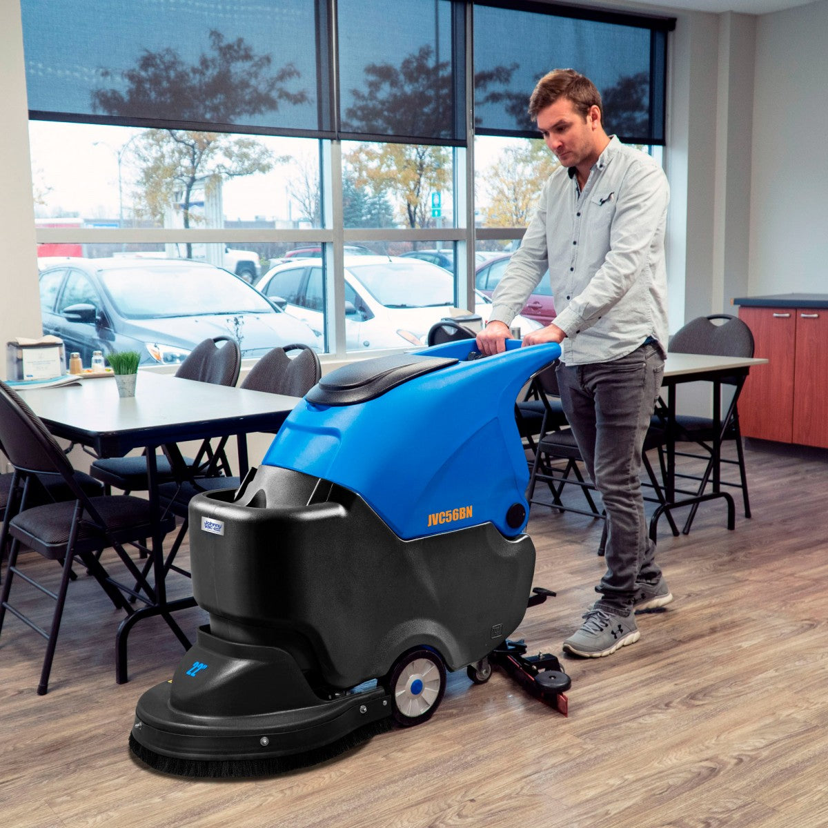 Johnny Vac JVC56BN Auto Floor Scrubber - 22" Path image 6